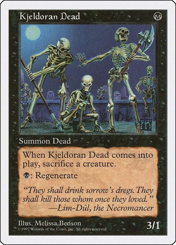 Image for Kjeldoran Dead [Fifth Edition] - Magic: The Gathering