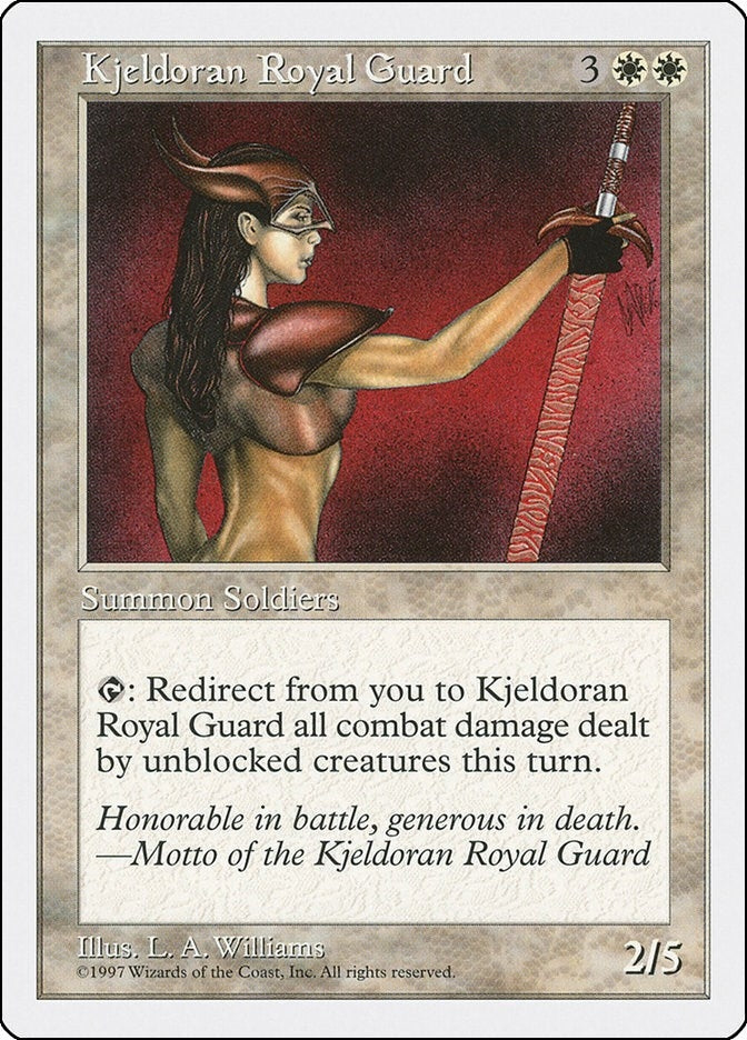 Image for Kjeldoran Royal Guard [Fifth Edition] - Magic: The Gathering