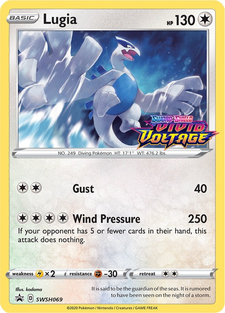 Image for Lugia - SWSH069 (Prerelease) (SWSH069) [SWSH: Sword & Shield Promo Cards] - Pokemon