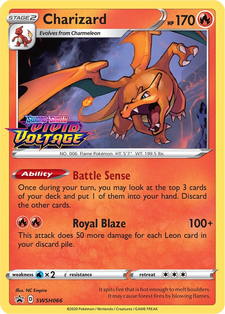 Image for Charizard - SWSH066 (Prerelease) (SWSH066) [SWSH: Sword & Shield Promo Cards] - Pokemon