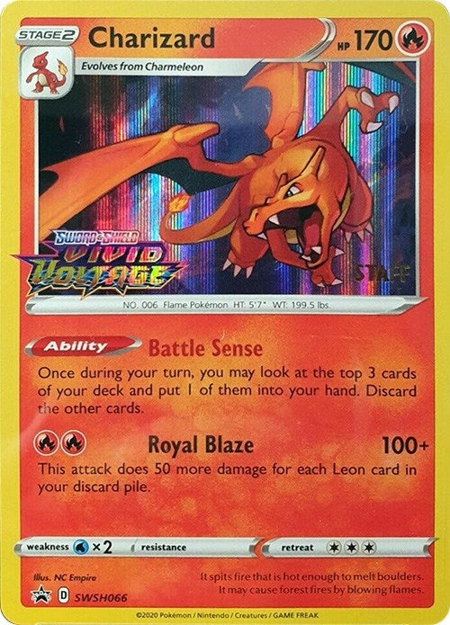 Image for Charizard - SWSH066 (Prerelease) [Staff] (SWSH066) [SWSH: Sword & Shield Promo Cards] - Pokemon
