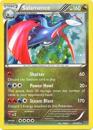 Image for Salamence - 57/108 (Cosmos Holo) (057/108) [Blister Exclusives] - Pokemon