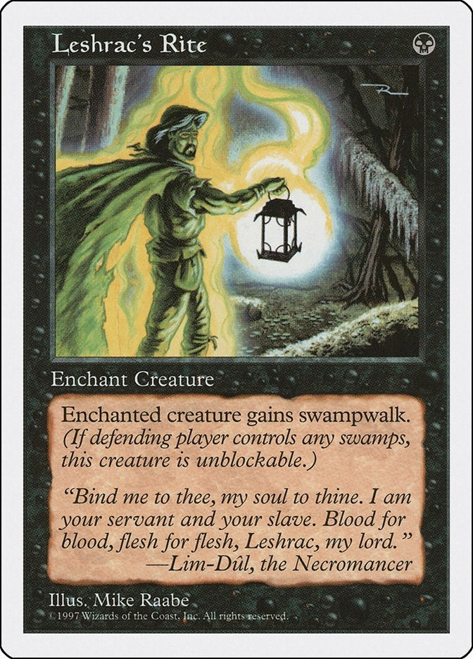 Image for Leshrac's Rite [Fifth Edition] - Magic: The Gathering