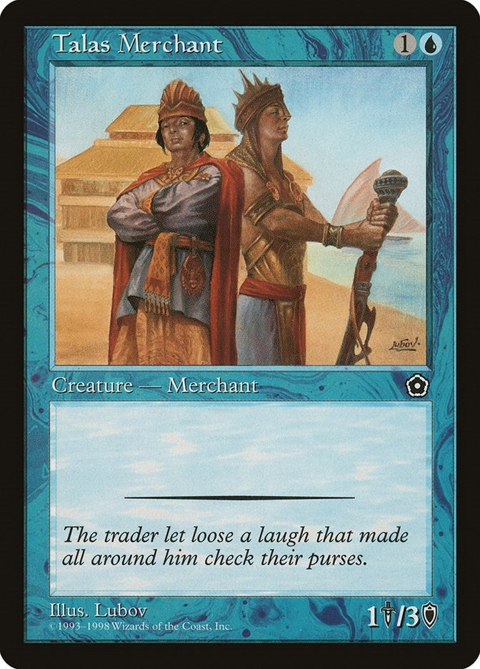 Image for Talas Merchant [Portal Second Age] - Magic: The Gathering