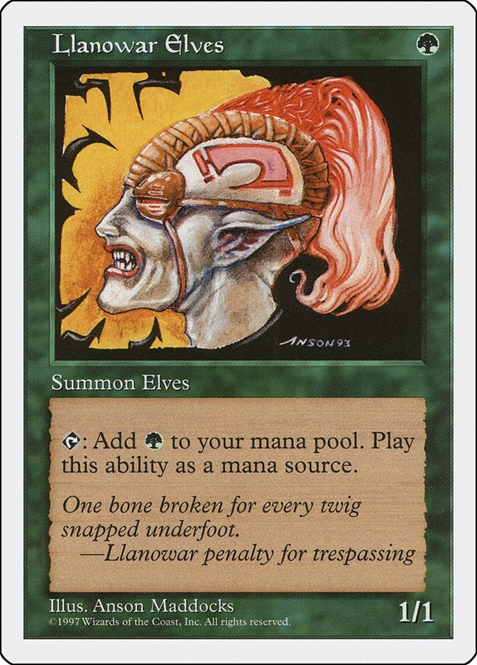 Image for Llanowar Elves [Fifth Edition] - Magic: The Gathering