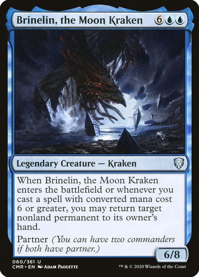 Image for Brinelin, the Moon Kraken (60) [Commander Legends] - Magic: The Gathering