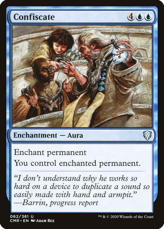 Image for Confiscate (62) [Commander Legends] - Magic: The Gathering