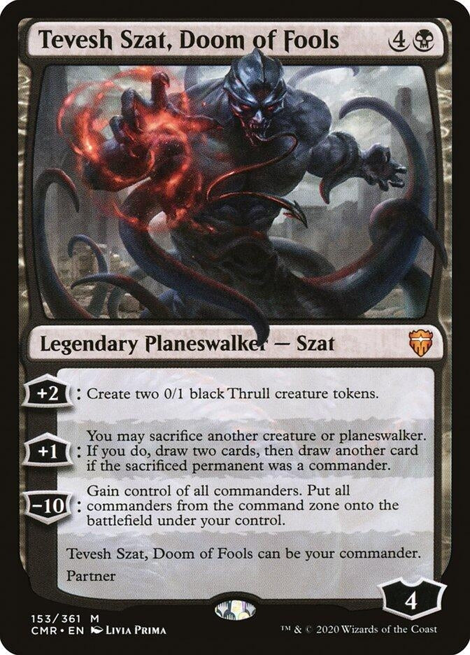 Image for Tevesh Szat, Doom of Fools (153) [Commander Legends] - Magic: The Gathering