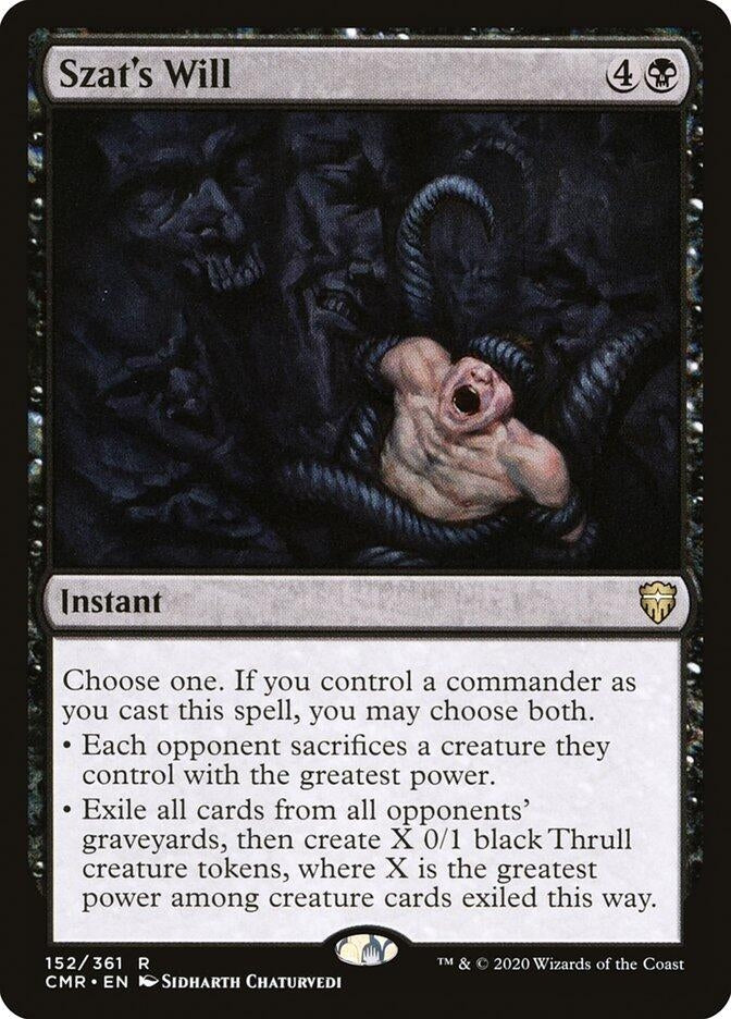 Image for Szat's Will (152) [Commander Legends] - Magic: The Gathering
