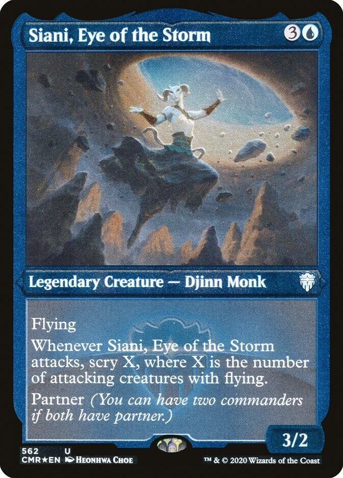 Image for Siani, Eye of the Storm (Foil Etched) (562) [Commander Legends] - Magic: The Gathering