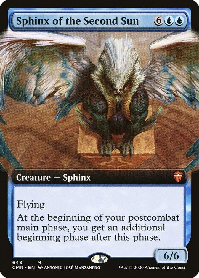 Image for Sphinx of the Second Sun (Extended Art) (643) [Commander Legends] - Magic: The Gathering