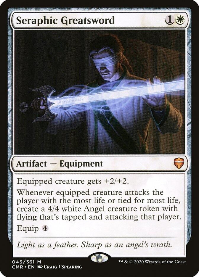 Image for Seraphic Greatsword (45) [Commander Legends] - Magic: The Gathering
