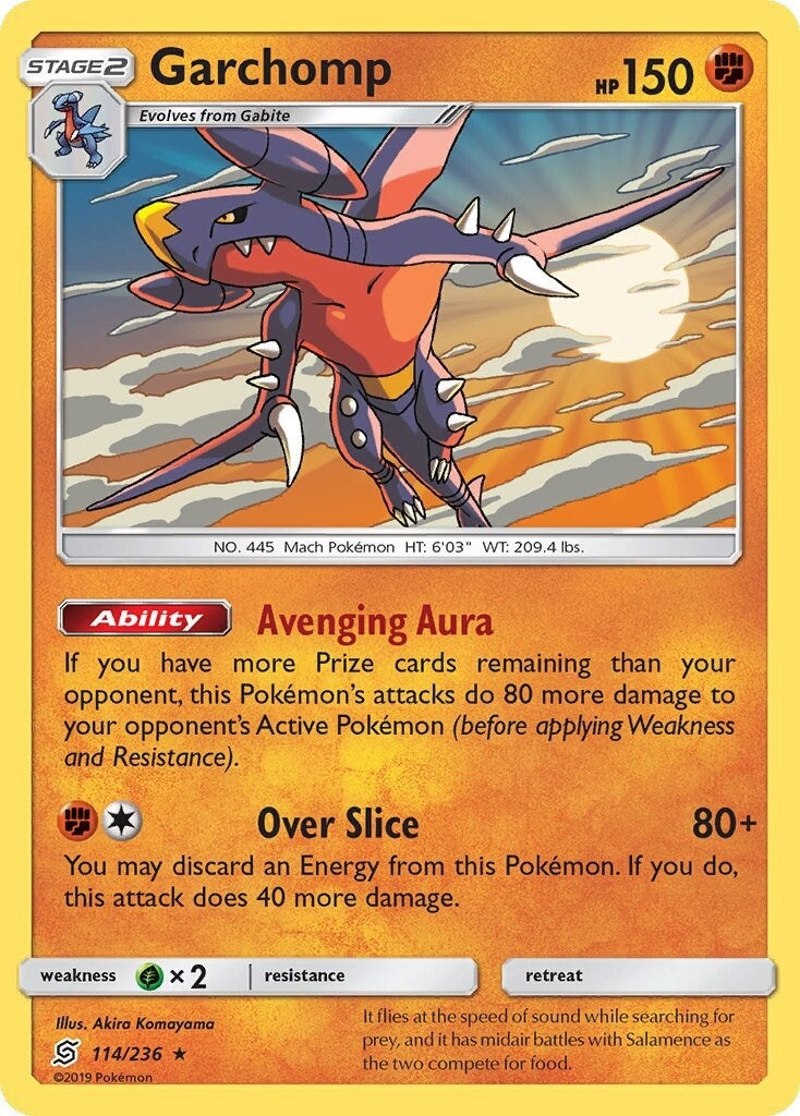 Image for Garchomp - 114/236 (SM Unified Minds) (114/236) [Deck Exclusives] - Pokemon