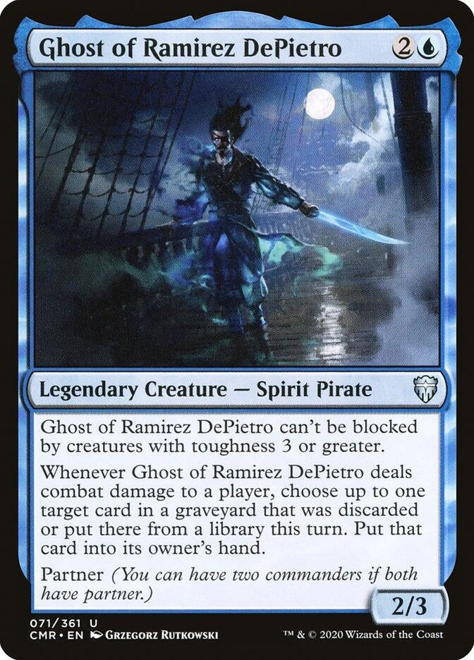 Image for Ghost of Ramirez DePietro (71) [Commander Legends] - Magic: The Gathering