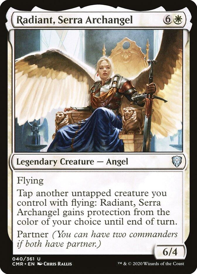Image for Radiant, Serra Archangel (40) [Commander Legends] - Magic: The Gathering