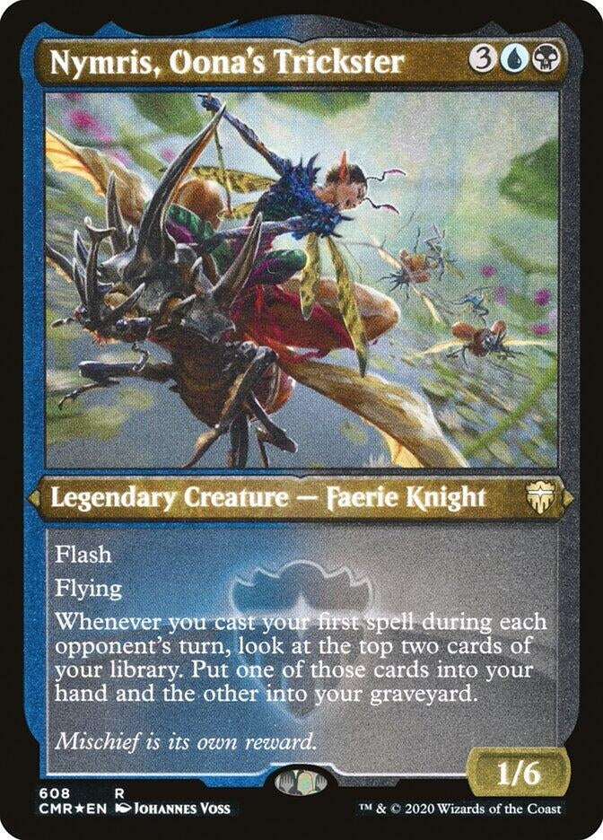 Image for Nymris, Oona's Trickster (Foil Etched) (608) [Commander Legends] - Magic: The Gathering
