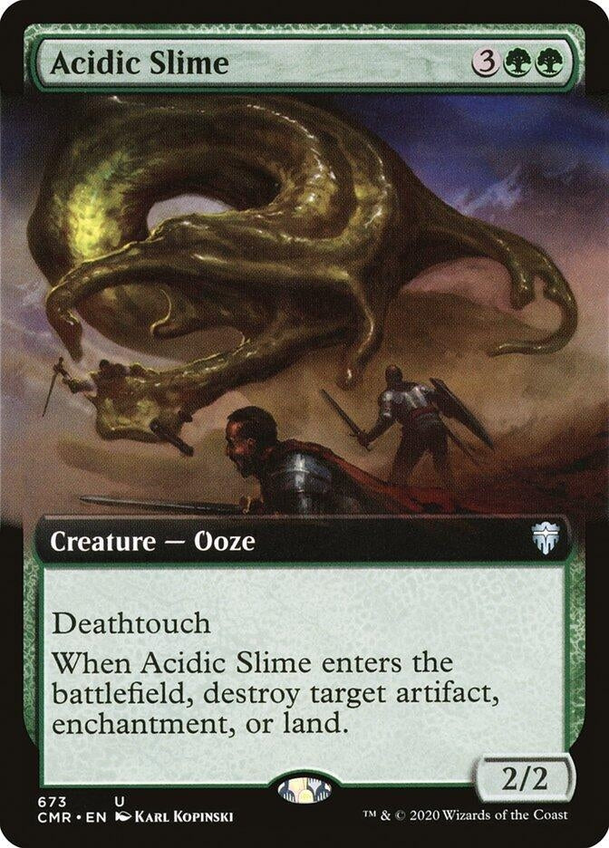 Image for Acidic Slime (Extended Art) (673) [Commander Legends] - Magic: The Gathering