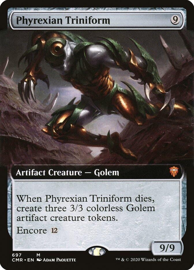 Image for Phyrexian Triniform (Extended Art) (697) [Commander Legends] - Magic: The Gathering