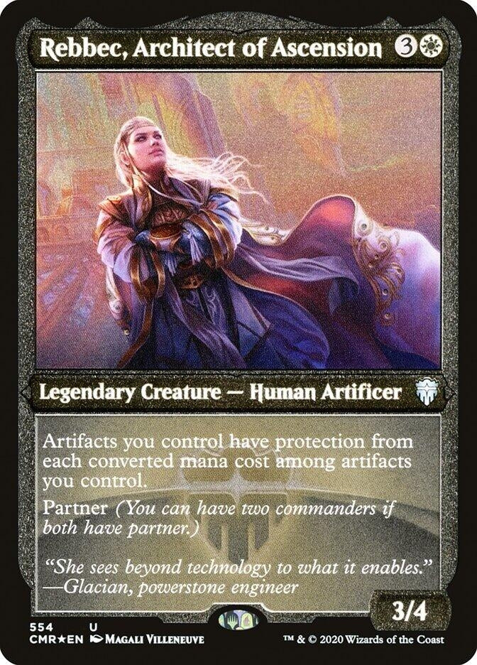Image for Rebbec, Architect of Ascension (Foil Etched) (554) [Commander Legends] - Magic: The Gathering