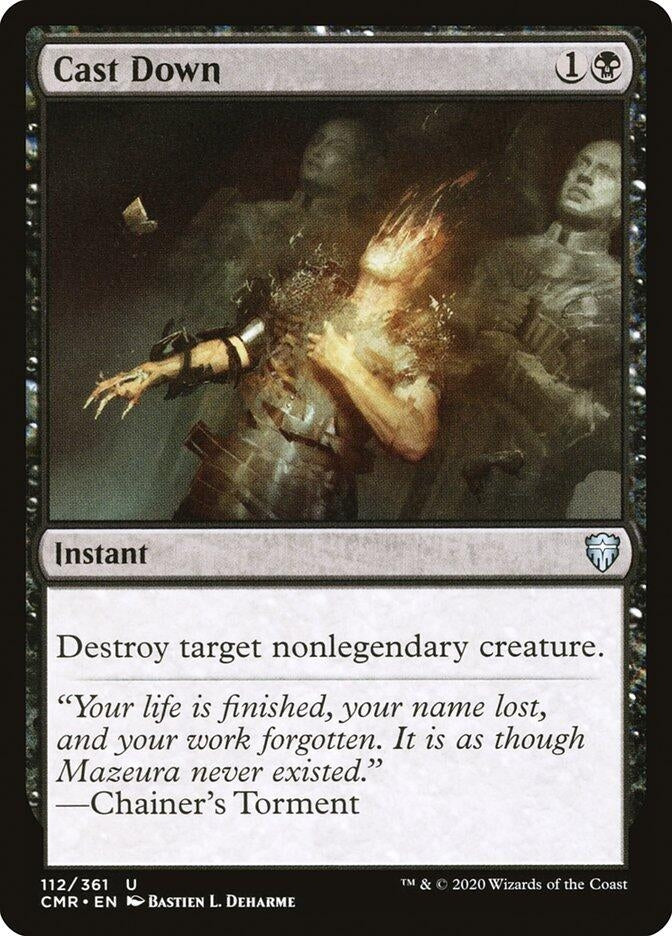 Image for Cast Down (112) [Commander Legends] - Magic: The Gathering