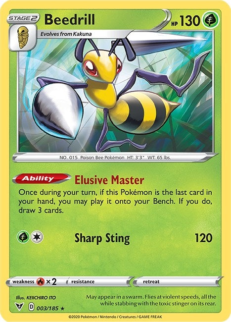 Beedrill (003/185) [SWSH04: Vivid Voltage]