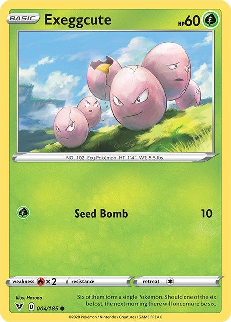 Image for Exeggcute (004/185) [SWSH04: Vivid Voltage] - Pokemon