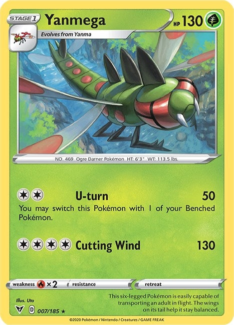 Image for Yanmega (007/185) [SWSH04: Vivid Voltage] - Pokemon