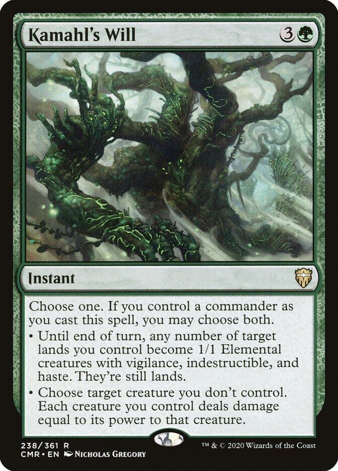 Image for Kamahl's Will (238) [Commander Legends] - Magic: The Gathering