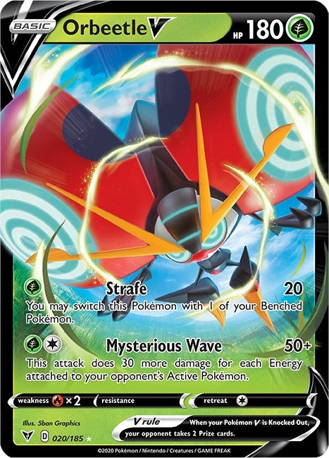 Image for Orbeetle V (020/185) [SWSH04: Vivid Voltage] - Pokemon