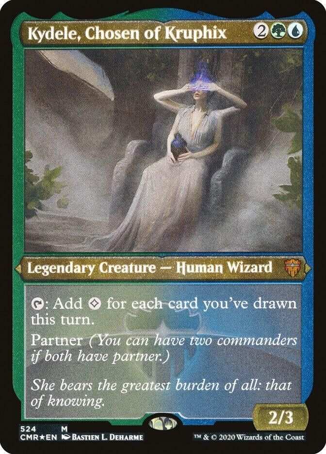 Image for Kydele, Chosen of Kruphix (Foil Etched) (524) [Commander Legends] - Magic: The Gathering