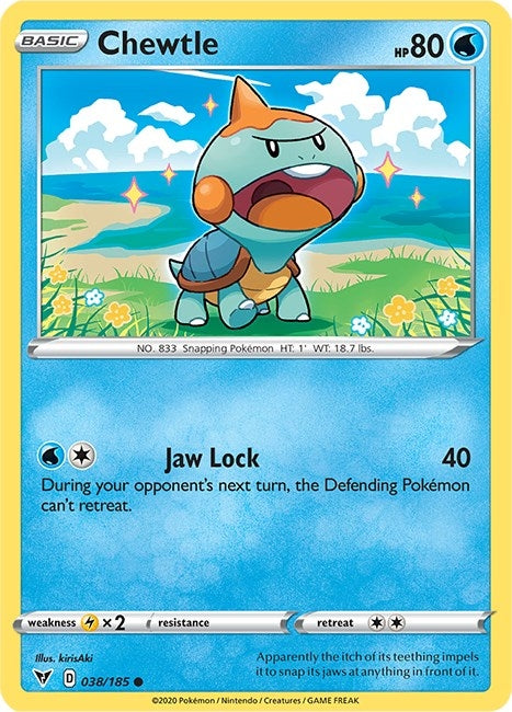 Image for Chewtle (038/185) [SWSH04: Vivid Voltage] - Pokemon