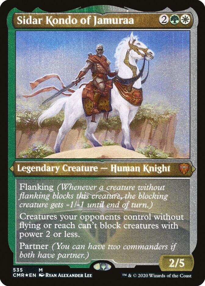 Image for Sidar Kondo of Jamuraa (Foil Etched) (535) [Commander Legends] - Magic: The Gathering