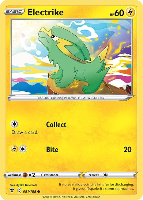 Image for Electrike (051/185) [SWSH04: Vivid Voltage] - Pokemon
