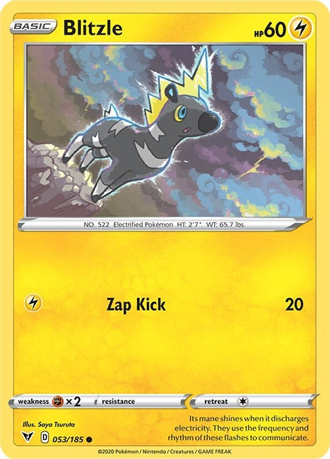 Image for Blitzle (053/185) [SWSH04: Vivid Voltage] - Pokemon