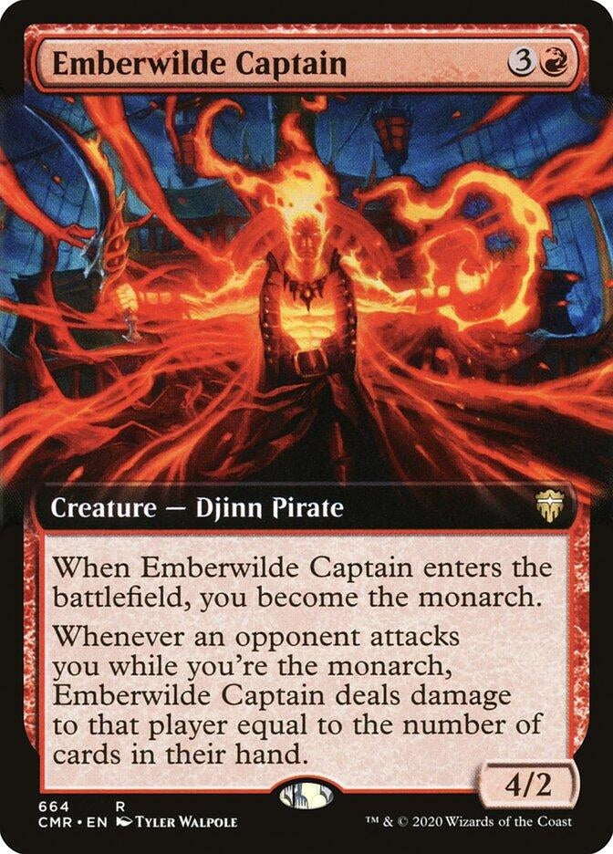 Image for Emberwilde Captain (Extended Art) (664) [Commander Legends] - Magic: The Gathering