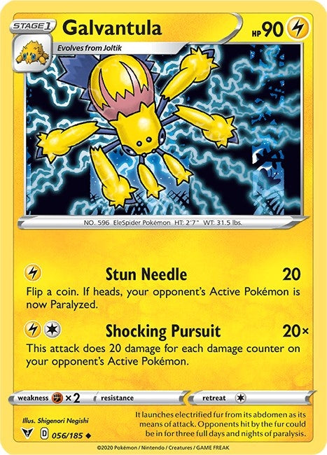 Image for Galvantula (056/185) [SWSH04: Vivid Voltage] - Pokemon