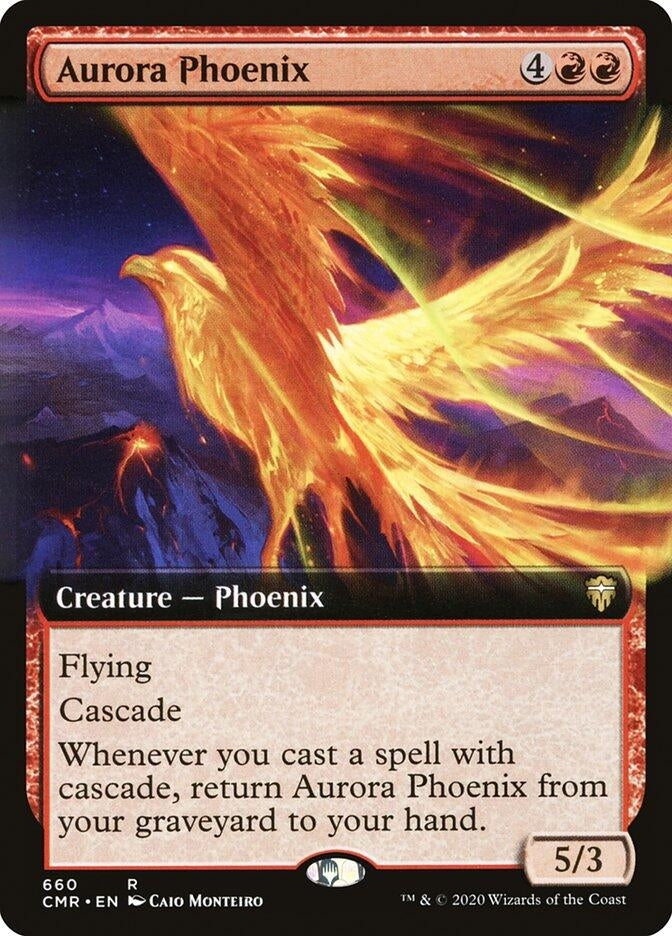 Image for Aurora Phoenix (Extended Art) (660) [Commander Legends] - Magic: The Gathering