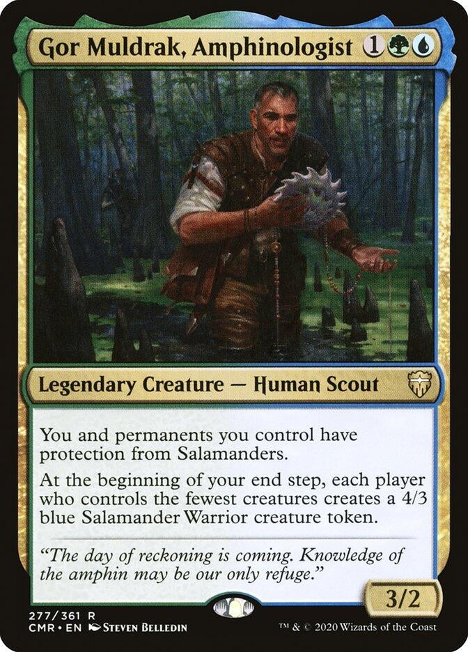 Image for Gor Muldrak, Amphinologist (277) [Commander Legends] - Magic: The Gathering