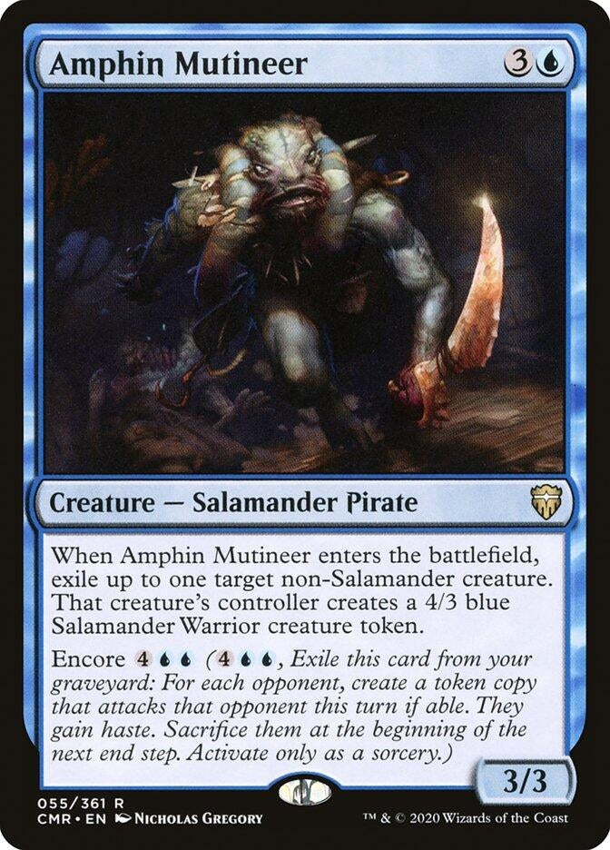 Image for Amphin Mutineer (55) [Commander Legends] - Magic: The Gathering