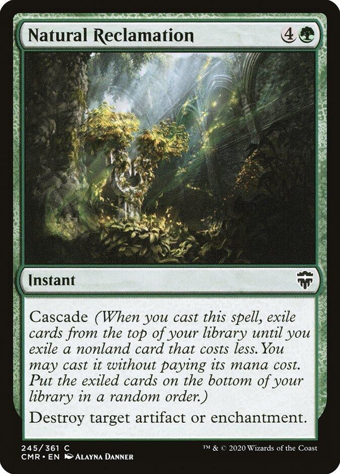 Image for Natural Reclamation (245) [Commander Legends] - Magic: The Gathering
