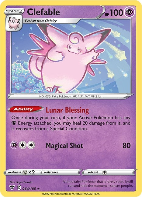 Image for Clefable (064/185) [SWSH04: Vivid Voltage] - Pokemon