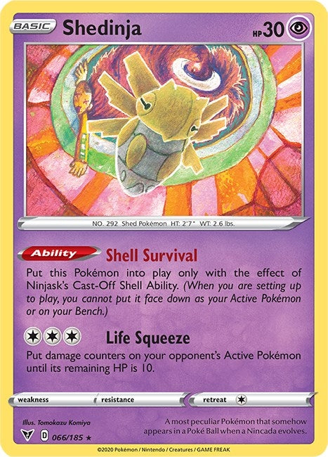 Image for Shedinja (066/185) [SWSH04: Vivid Voltage] - Pokemon