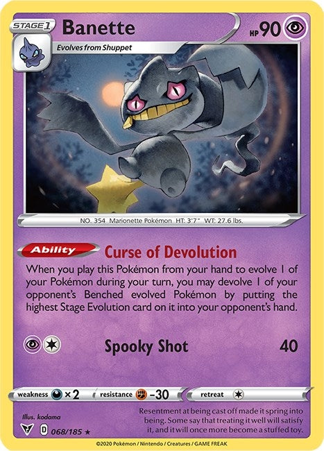 Image for Banette (068/185) [SWSH04: Vivid Voltage] - Pokemon