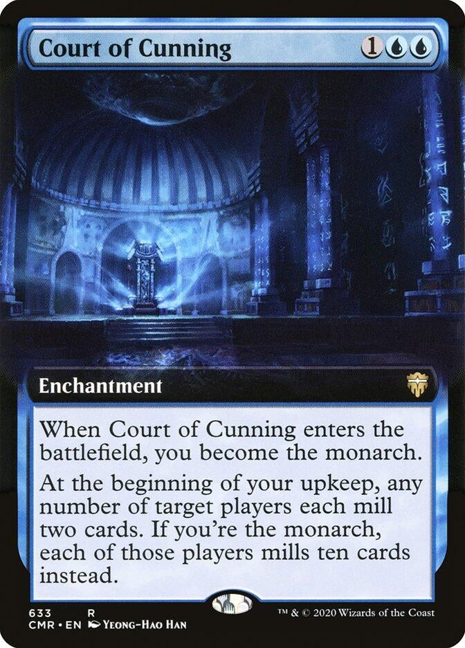 Image for Court of Cunning (Extended Art) (633) [Commander Legends] - Magic: The Gathering