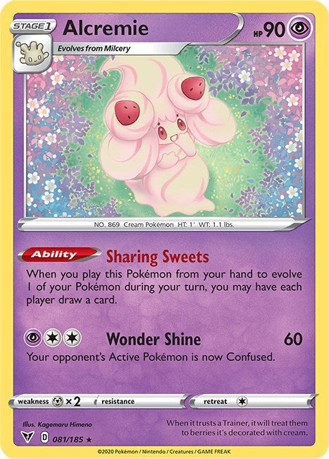 Image for Alcremie (081/185) [SWSH04: Vivid Voltage] - Pokemon