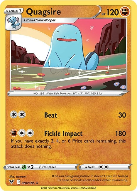 Image for Quagsire (084/185) [SWSH04: Vivid Voltage] - Pokemon