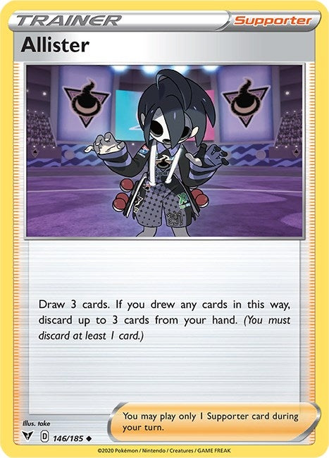 Image for Allister (146/185) [SWSH04: Vivid Voltage] - Pokemon