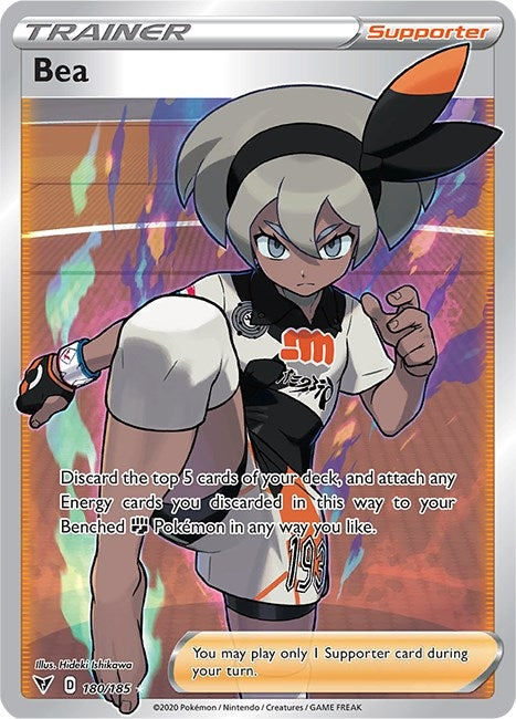 Image for Bea (Full Art) (180/185) [SWSH04: Vivid Voltage] - Pokemon