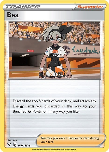 Image for Bea (147/185) [SWSH04: Vivid Voltage] - Pokemon