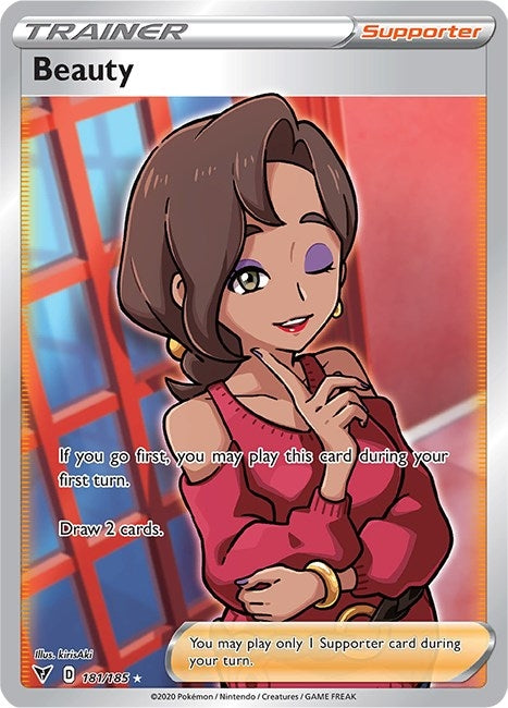 Image for Beauty (Full Art) (181/185) [SWSH04: Vivid Voltage] - Pokemon